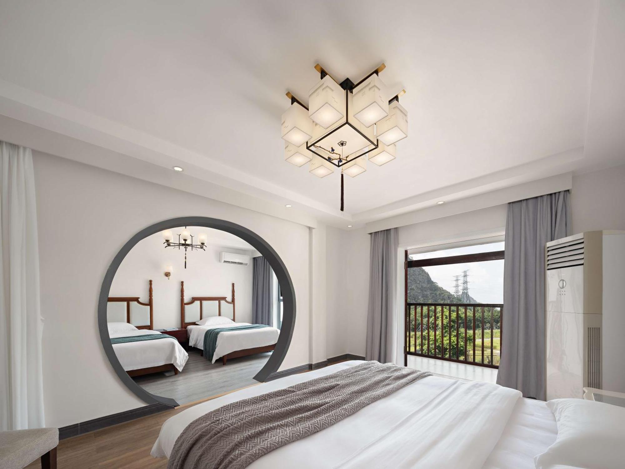 Serene Vale Inn Guilin-Free One Way Pick Up Service To High-Speed Railway Station For 2 Nights Zewnętrze zdjęcie